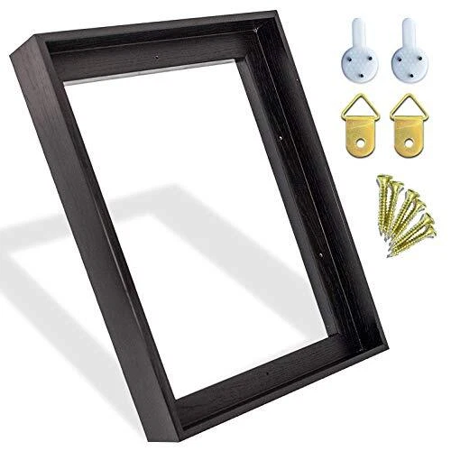 Sunwes Canvas Floater Frames 8x10inch 1.25inch Deep Custom Size Removable Str...