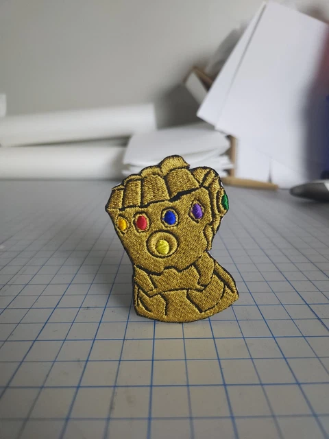 Parche de hierro Infinity Gauntlet. Cómics de superhéroes de Marvel DC