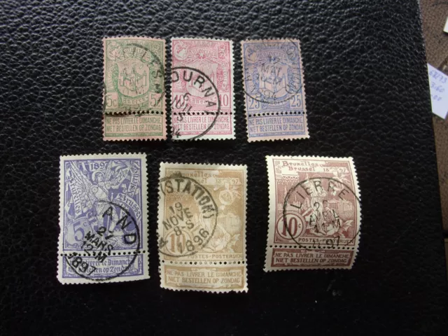 Belgien - Briefmarke Yvert / Tellier N° 68/70 72/73 Gestempelt (71 2eme Wahl) (