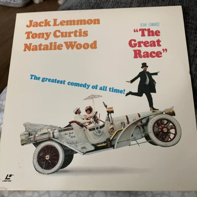 The Great Race Widescreen Laserdisc Tony Curtis & Natalie Wood Warner #88