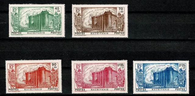 U6068 MAURITANIA 1939 The 150th anniversary of the revolution MH