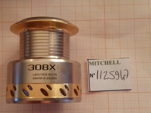 BOBINE ALU MITCHELL QUARTZ 330 GOLD & divers Moulinet