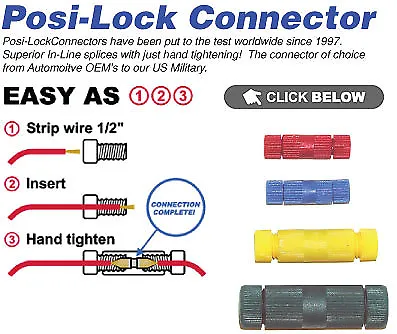 Posi Lock - Lock it - Drahtverbinder rot - 9er-Pack.  ORIGINAL POSI-TEILE Lagerbestand 2