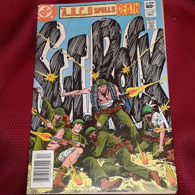 SGT. ROCK #371 vintage DC Comics 1982 Joe Kubert Easy Co. from Our Army At War