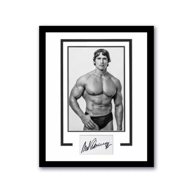 Arnold Schwarzenegger Autographed Signed 11x14 Framed Photo Bodybuilding ACOA