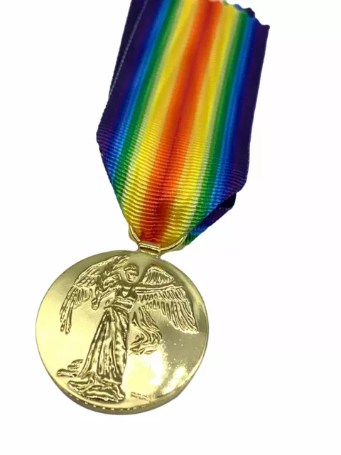 WW1 Medal Pair, British War And Victory Medals, Brand New, Replica 3