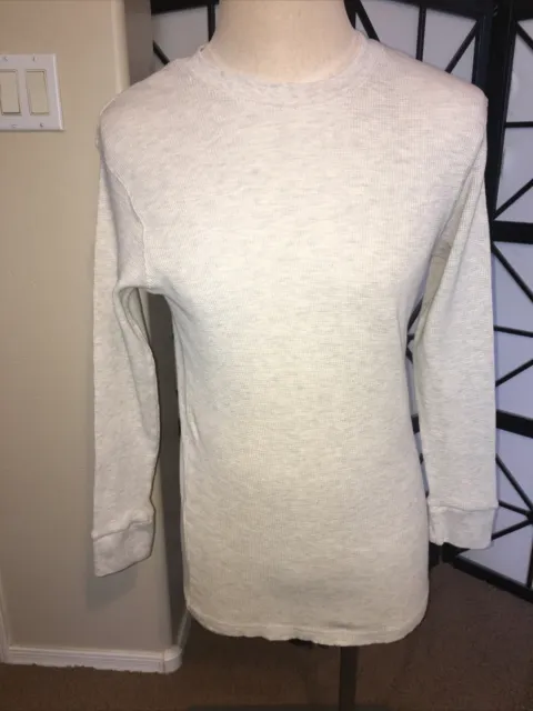 Beverly Hills Polo Club Long Sleeve Thermal LG Cream Color