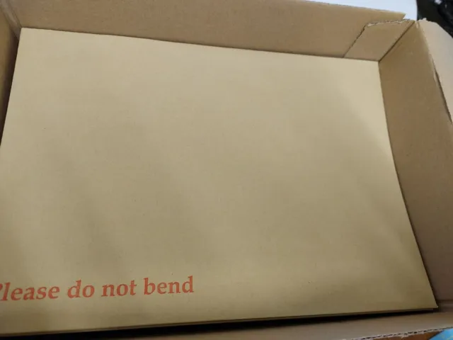 C4 Peel and Seal Board Back Envelopes Brown 324 (W) x 229 (H) mm X 100