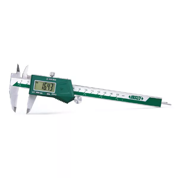 Insize Electronic Digital Caliper, 0-6"/0-150mm (1108-150)