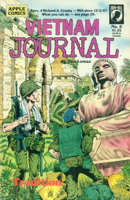Vietnam Journal #6 By Don Lomax Viet Cong POW MIA The Nam Apple Comics 1988