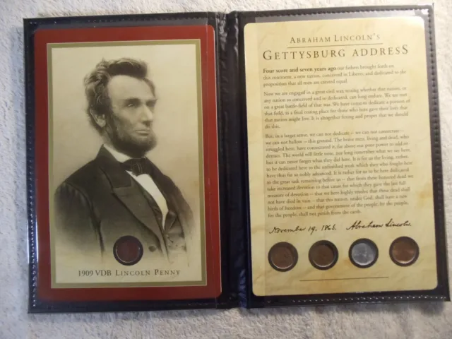 United States Commemorative Gallery Lincoln 1909 Vbd Penny Set Of 5 Coins