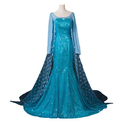 Carnevale Costume Inception Pro Infinite Taglia S Elsa Principessa Colore Blu Donna Frozen Halloween 