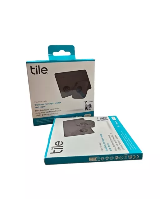 Tile Starter Pack (2022) 2-Pack Black (Mate & Slim)p