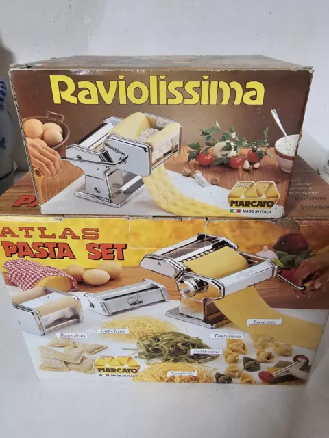 Marcato Atlas Nudelmaschine Pasta & Ravioli Set - Raviolissima