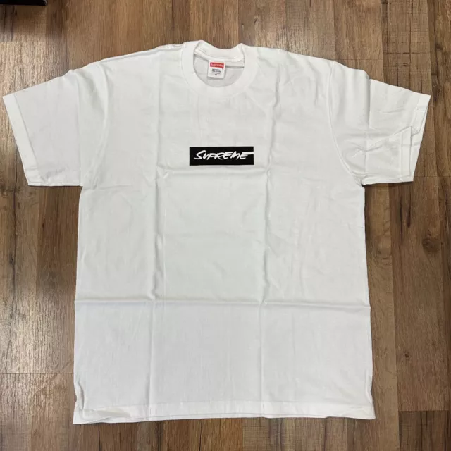 Size Medium Supreme Futura Box Logo Tee White BRAND NEW