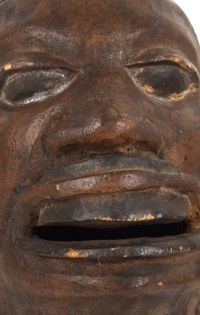 Makonde Wood Carved Helmet Mask Tanzania 2