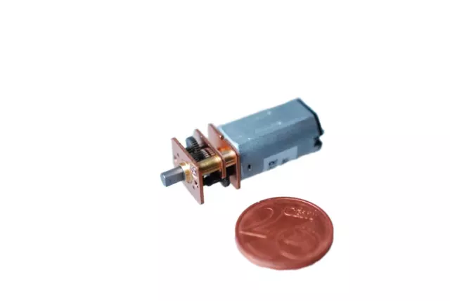 Micro Getriebemotor 6V 1:298 50 U/min 7,00 Ncm 30 x 12 x 10 mm Mini