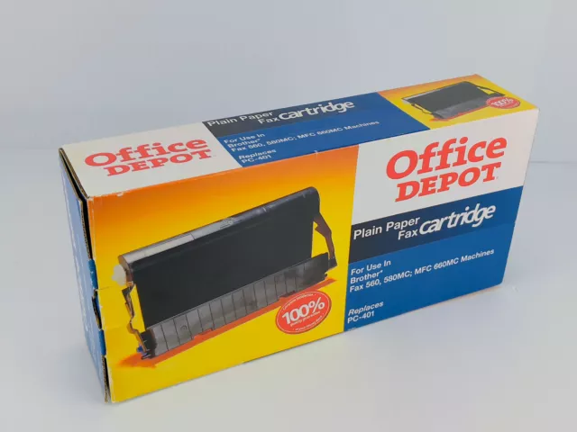 New Office Depot 514-639 Plain Paper Fax Cartridge Replaces Pc-401 Fax 560 580Mc