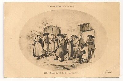 Old postcard the Auvergne old thiers region the forbear CPA 1938