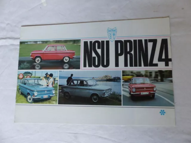 catalogue prospectus automobiles : NSU PRINZ 4