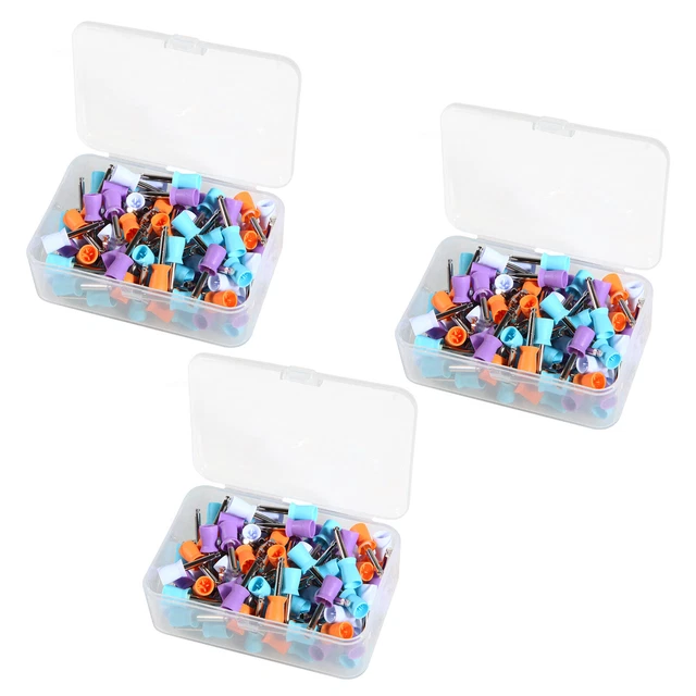 300pcs Dental Polishing Polish Cups Prophy Cup Latch NEW Brush Rubber 4 Webbed