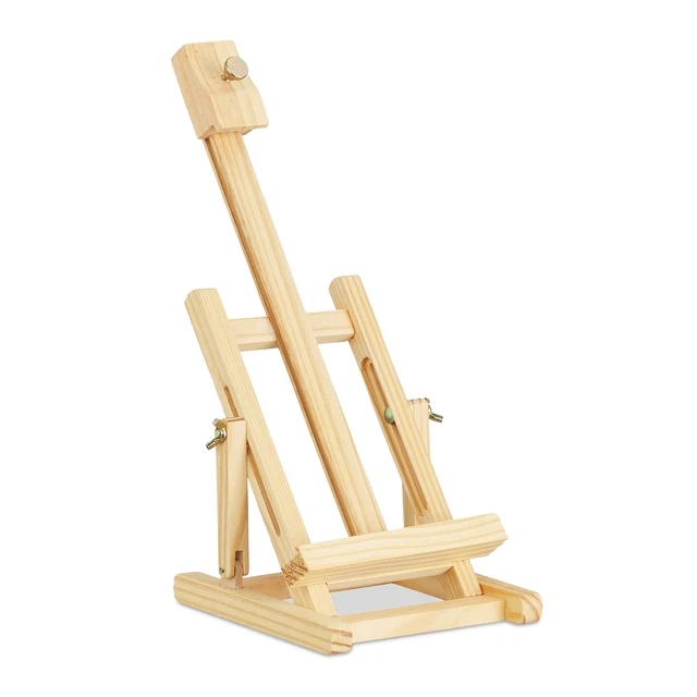 Chevalet de table réglable en bois Support pour peintures 37 cm chevalet pour im