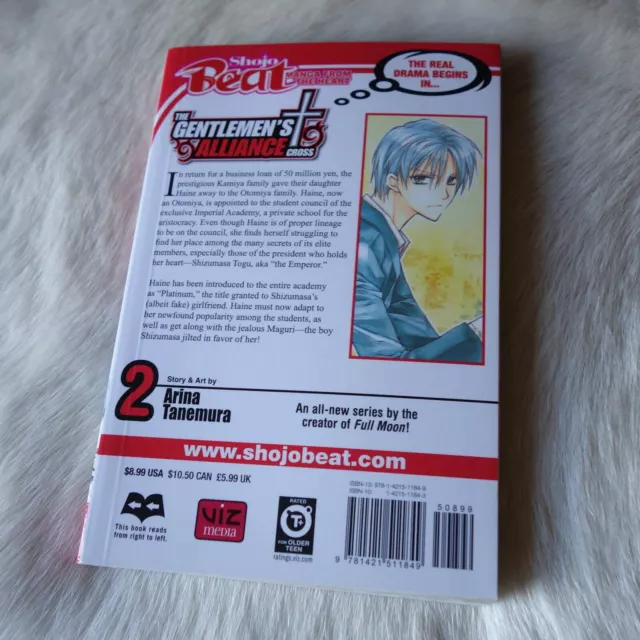 THE GENTLEMENS ALLIANCE CROSS Vol 2 Arina Tanemura THE GENTLEMENS ALLIANCE Manga 3