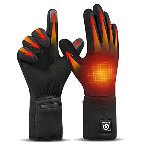 Heated Gloves Battery Heated Glove Liners for Men Women Ultra-Thin Hand Warme...