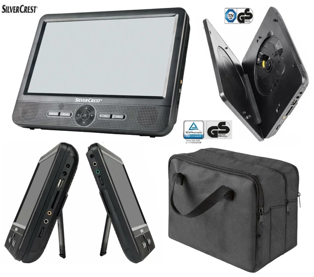 2 x 9 Zoll LCD Tragbarer DVD-Player Bildschirm Rücksitz Kopfstütze Monitor NEU