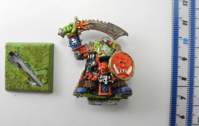 GORFANG ROTGUT Metal Orc Chieftain Orcs Orruks Army Painted Warhammer 1990s M1a