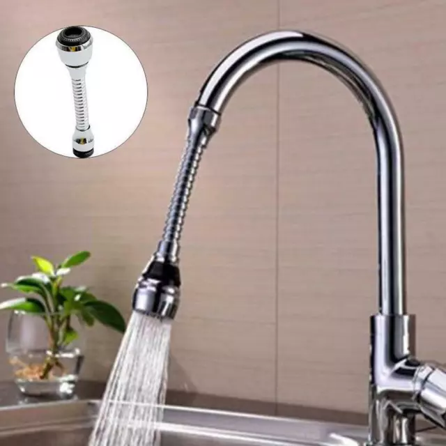 Kitchen Tap Aerator 360° Rotate Faucet Swivel End Diffuser Adapter Filter