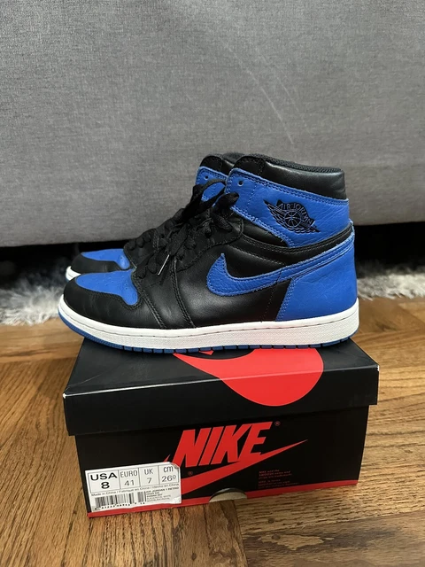 pre owned nike air jordan 1 royal size 8 2017