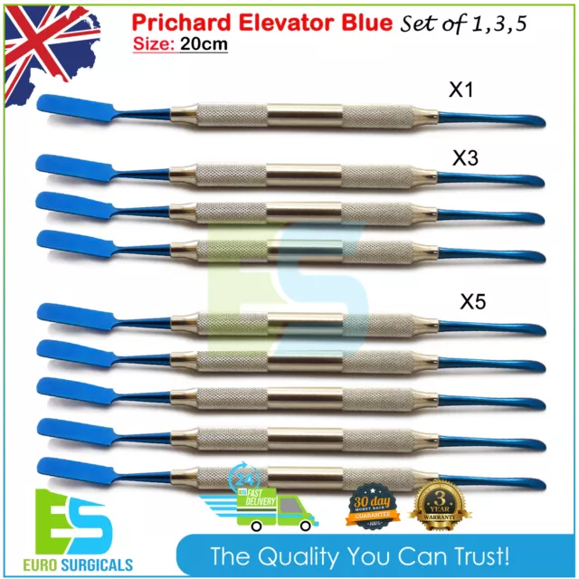 Dental Prichard Elevator Blue Periosteal Implant Surgery Sinus Lift Grafting Set