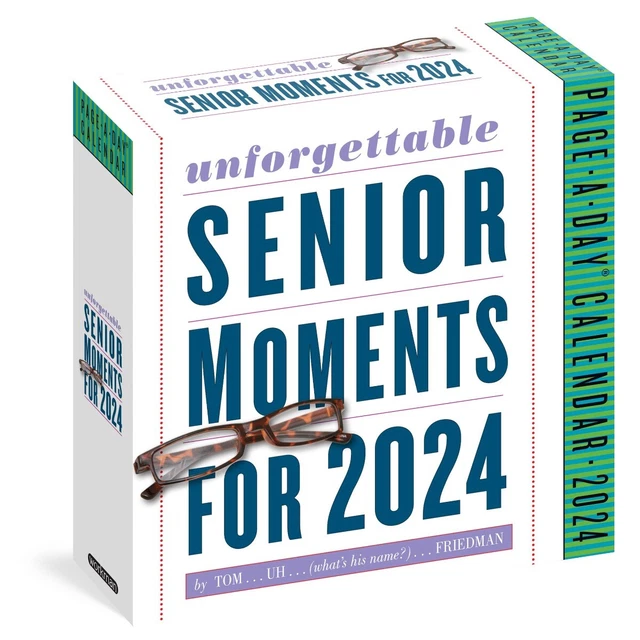 SENIOR MOMENTS PageADay Calendar 2024 Calendar by