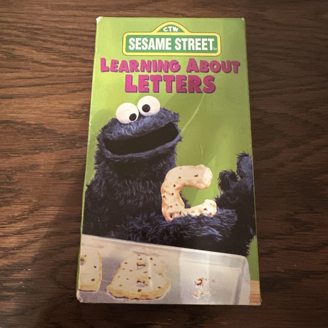 Vhs Sesame Street Learning About Letters Vhs 1996 746 vrogue.co