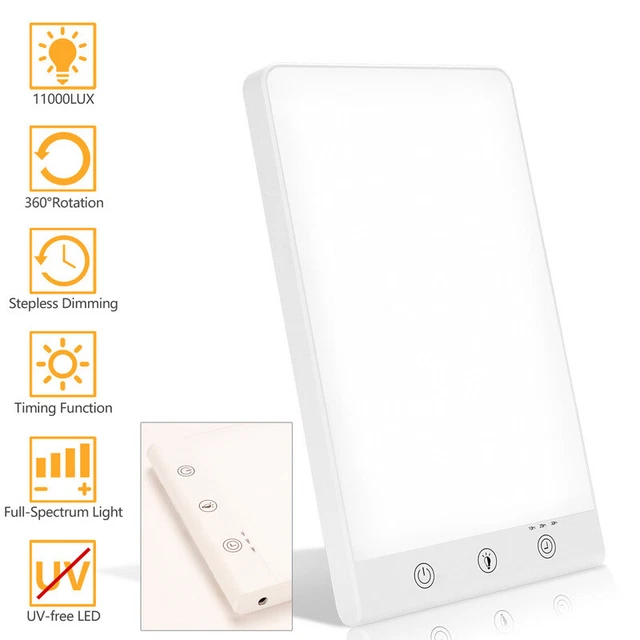 Lámpara de luz diurna terapia de luz regulable lámpara de terapia de luz 11000 LUX