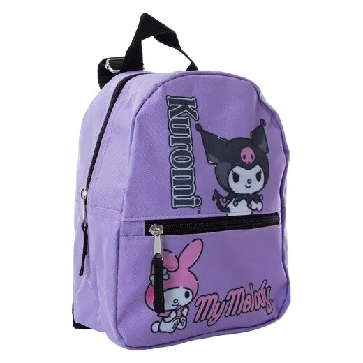 MY MELODY KUROMI mini backpack 10in NWT NEW birthday Christmas Unique £ ...