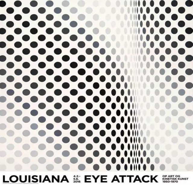 Bridget Riley - Louisiana Original Vintage Poster