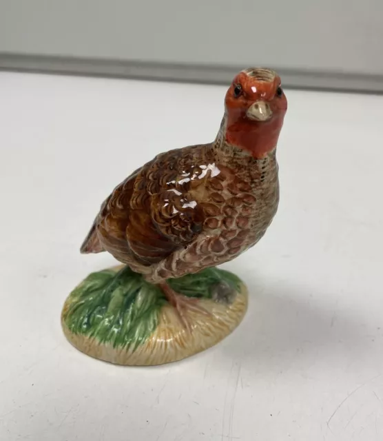 John Beswick Brown Quail Porcelain Hand Painted Figurine