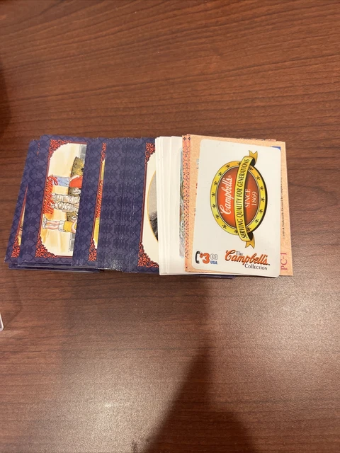 The Campbells Collection Trading Cards - Complete Set of 72 - 1995