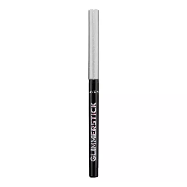 Avon Glimmerstick Diamonds Eyeliner Silver Lights Twist Up No Need To Sharpen