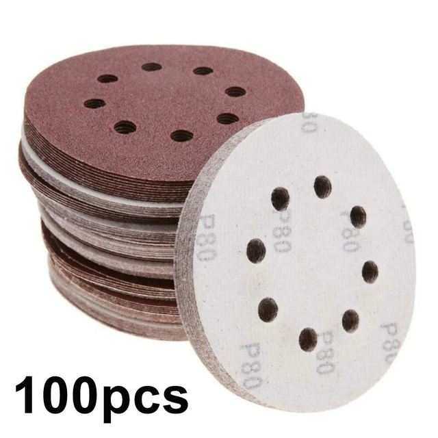 100*Sanding Discs Grit Sander Discs Polishing Paper Pads Abrasive Sandpaper Set