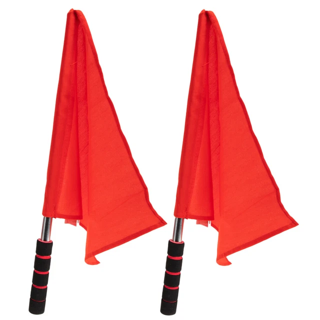 2 pz bandiera calcio bandiera comando segnalazione mini calcio mini palloni kayak