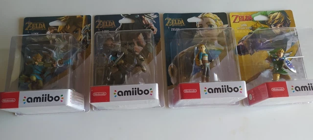 Lot Amiibo Link Skyward Sword Zelda Scholar Breath Of The Wild Archer rider neuf