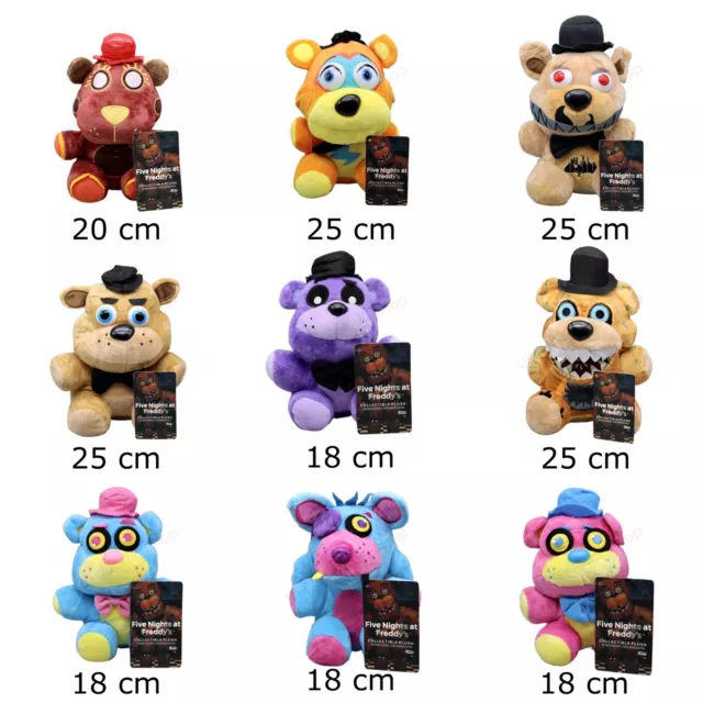 FNAF Five Nights at Freddy's Plüsch Figur Soft Freddy Bonnie Foxy 18-28 cm 3