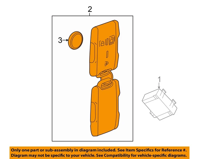 Chevrolet GM OEM Transmitter 84540865