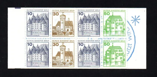 Briefmarken Heft Berlin Burgen u. Schlösser  s. Scan