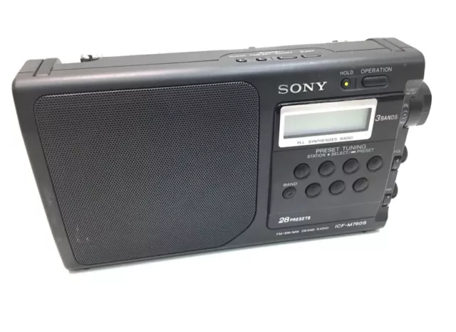 RADIO PORTATIL SONY ICF-M760S. Mira mis otras Radios!!