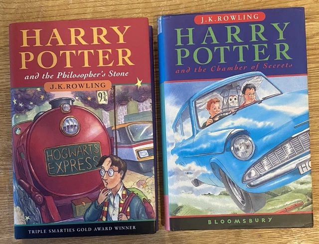 HARRY POTTER THE Philosopher's Stone 1st First Edition + Chamber