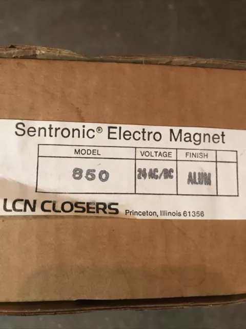 NOS  Sentronic Electro Magnet Door Holders 850 SEM 24V AC/DC IR LCN Closers
